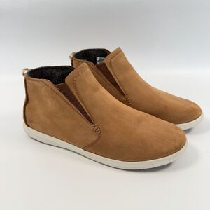 Olukai Hawaii’Loa Manu Hope Womens Leather Booties Brown Size 11